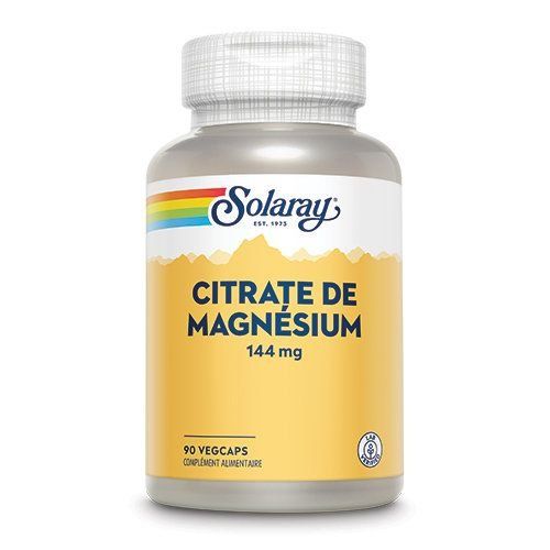 Citrate de Magnésium 144mg 90 capsules végétales