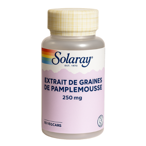 Extrait de graines de Pamplemousse 250 mg 60 capsules végétales