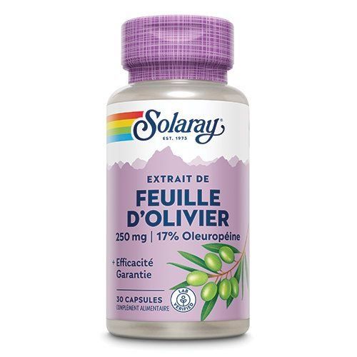 Feuille d’Olivier 250mg 30 capsules