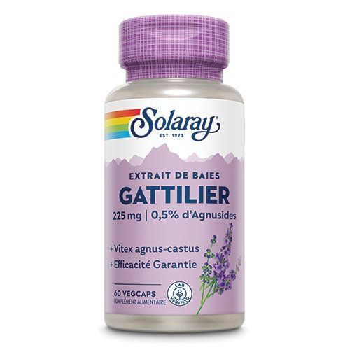 Gattilier 225mg 60 vegcaps  - Solaray