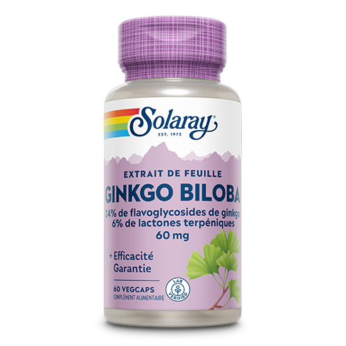 Ginkgo Biloba 60mg 60 vegcaps