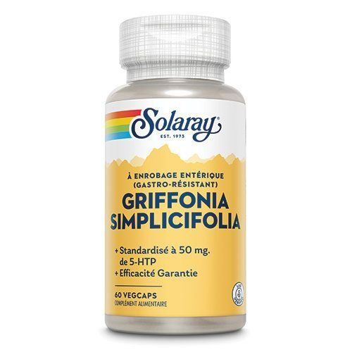 Griffonia Simplicifolia 60 vegcaps   - Solaray