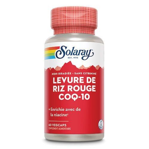 Levure de Riz Rouge CoQ10 60 capsules végétales