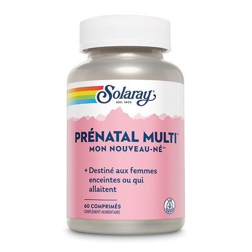 Prénatal Multi™ Mon nouveau-né™ 60 comprimés  - Solaray
