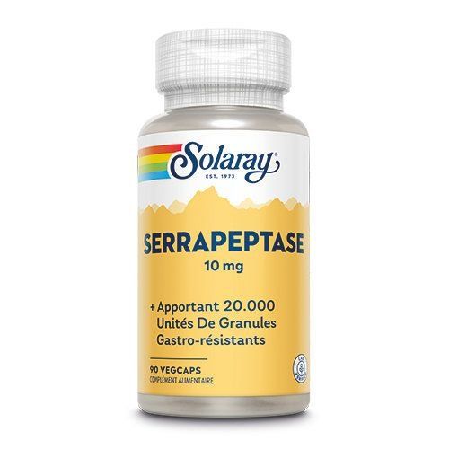 Serrapeptase 10 mg 90 capsules végétales
