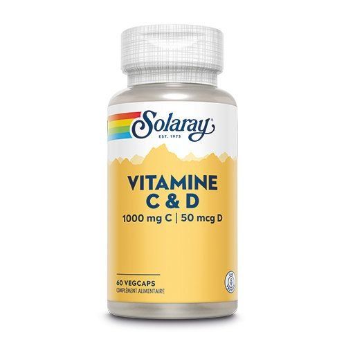 Vitamine C&D 60 vegcaps