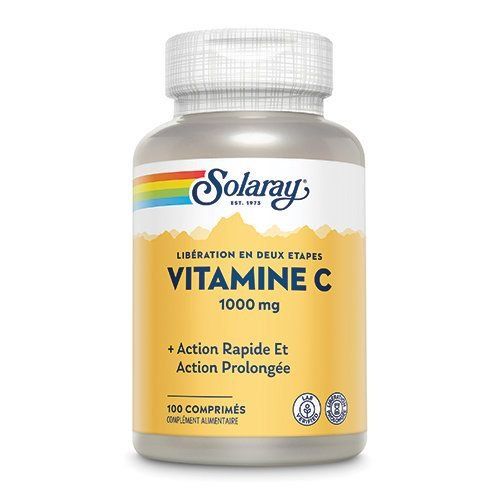 Vitamine C 1000mg 100 comprimés  - Solaray